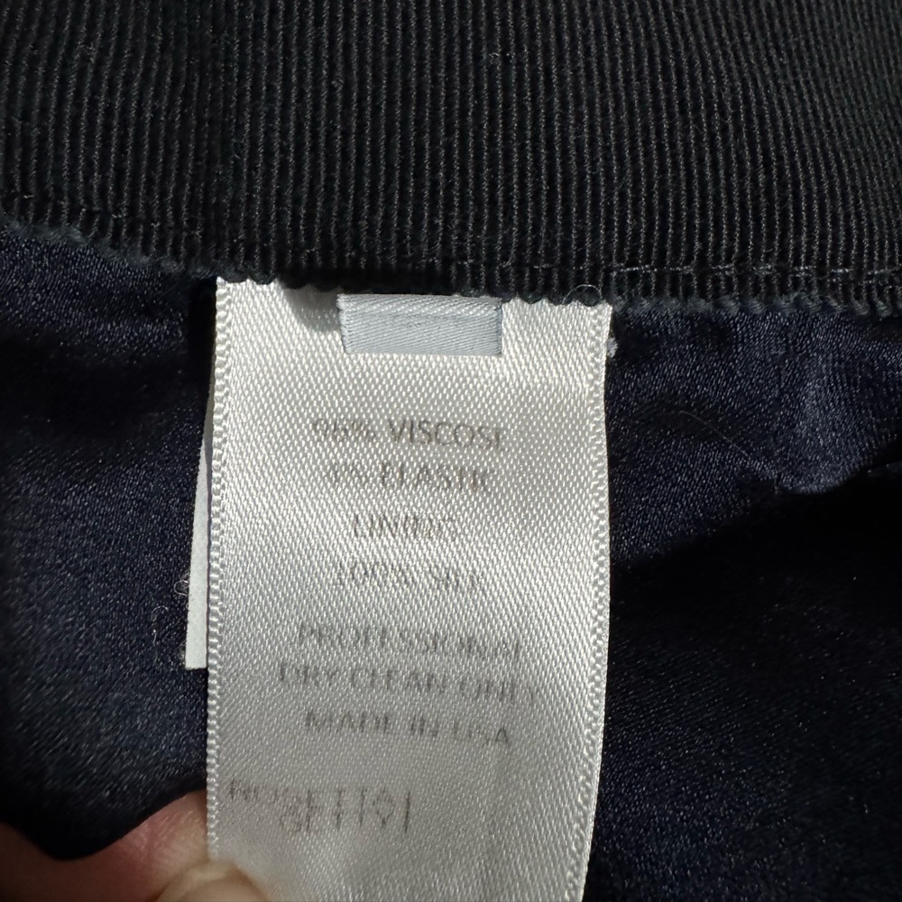 Rosetta Getty Navy Wide-Leg Pants - Picture 5 of 5